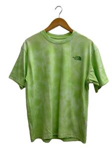 THE NORTH FACE◆S/S TIE DYE TEE_ショートスリーブ タイ ダイ ティー/L/コットン/YLW/総柄