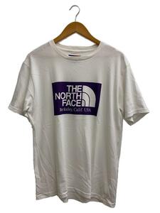 THE NORTH FACE PURPLE LABEL◆H/S LOGO TEE/L/コットン/WHT