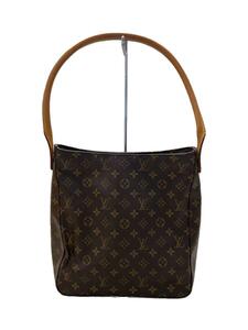 LOUIS VUITTON◆ルーピングGM_モノグラム・キャンバス_BRW/PVC/BRW