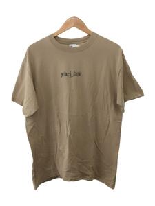 ANVIL◆00s/PEARL JAM/ダブルステッチ/Tシャツ/L/コットン/ブラウン/穴有