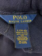 POLO RALPH LAUREN◆ワンポイント刺繍/スウェットパンツ/L/コットン/NVY/股下穴有_画像4