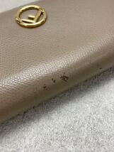 FENDI◆長財布/-/GRY/無地/レディース/8m0406_画像8