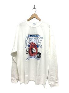 Keboz◆長袖Tシャツ/XL/コットン/WHT/プリント