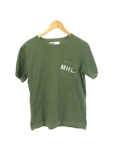 MHL.◆Tシャツ/M/コットン/GRN/プリント/596-6166525