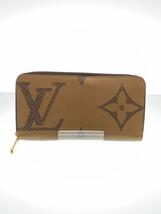 LOUIS VUITTON◆ジッピー・ウォレット_モノグラム・ジャイアント・リバース_BRW/レザー/CML/レディース/M69353_画像1