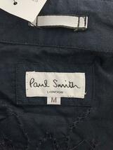 Paul Smith◆長袖シャツ/M/コットン/ブラック/黒/ビジュー/無地/00S/00年代_画像3