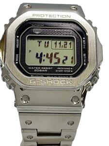 CASIO◆ソーラー腕時計・G-SHOCK/デジタル/ステンレス/SLV/SLV