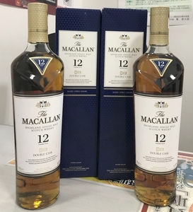 マッカラン　12年　ダブルカスク　スコッチウイスキー　700ml　40％　2本　未開栓　古酒　同梱不可　MACALLAN DOUBLE CASK HIGHLAND SINGLE