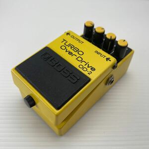 即決 BOSS TURBO Overdrive OD-2 オーバードライブ ボス 日本製 made in Japan 動作OK 現状品 boss エフェクター 