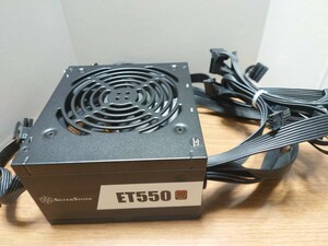 【SILVERSTONE】 SST-ET550-B 80PLUS BRONZE 550W ATX電源　動作確認済み