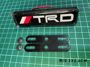 TRD 光る LED フロント エンブレム TOYOTA トヨタ 86 スープラ アクア カローラ パッソ プリウス C-HR