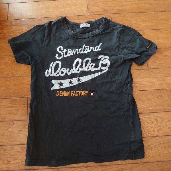 ミキハウス ダブルB Bくん刺繍Tシャツ黒120 130 140