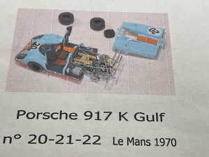 超レア Profil24 kit フルディテール キット 1/43 Porsche 917 K Gulf Le Mans 1970 （上級者向け）