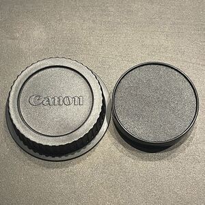 送料無料 Canon キャノン レンズキャップ　リアキャップ　セット　カメラ　付属品　アクセサリー