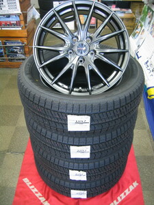 ブリヂストン 国産 スタッドレス タイヤ ブリザック VRX2 225/60R17 225/60-17 ＆ アルミホイール 新品 4本 税込み 即納OK ヴェルファイア