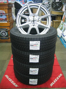 ブリヂストン 国産 スタッドレス ブリザック VRX3 175/65R14 175/65-14 ＆ アルミホイール 新品 4本 税込み 送料無料 ノート、フィット