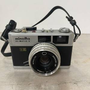 3079　ミノルタ/minolta　HI-MATIC E　フィルムカメラ　　ジャンク品