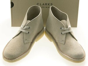 新品/CLARKS/クラークス オリジナルズ/DESERT BOOTS/ウィメンズ デザートブーツ/ベージュ/SAND SUEDE/サンド/スエード/26155525/22.5cm