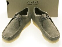 新品/CLARKS ORIGINALS/クラークス/WALLABEE/ワラビー/DARK GREY SUEDE/ダーク グレー/スエード/26174049/UK10(内寸28.0/外寸29.0)_画像1