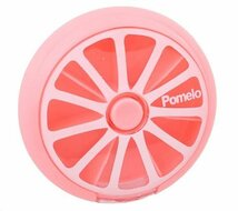 【vaps_7】ピルケース 《Pomelo ピンク》 薬入れ 仕分け 持ち運び 携帯ケース 収納ケース 送込_画像1