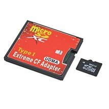 【vaps_7】microSDカードをCFカードTypeIに変換 アダプター 《シングルスロット》 UDMA対応 micro SDカード CFカード 変換 送込_画像2