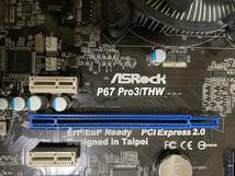 【ジャンク】Intel CPU Core i7 2600　＆　ASRock P67 Pro3/THW_画像4