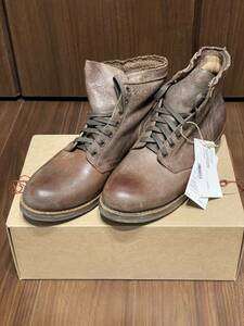 visvim ICT LAFAYETTE BOOTS Belgium Veggie Leather vintage process BROWN US11 JP29cm indigo camping trailer 