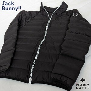 ★新品正規品 PEARLYGATES/ジャックバニーメンズ袋織ストレッチタフタ ダウンブルゾン 4(M) ダウン90%、抜群の撥水効果とストレッチ性