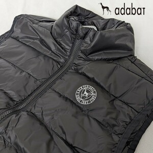 ★新品正規品 adabat アダバットメンズダウンベストsize L　超軽量 暖か 撥水加工　ダウン85%最高級素材使用　