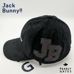 ☆新品正規品秋冬モデル PEARLYGATES/ジャックバニー ビッグロゴ コーデュロイキャップ (UNISEX)