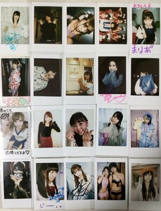 グラビアアイドル　チェキ20枚セット　水着　セクシー女優　写真　グッズ　直筆サイン　ジュニアアイドル　非売品