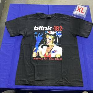 SR14C1. バンドデザインTシャツ XLサイズ　blink-182 ① ブリンク182 半袖Tシャツ