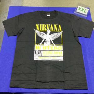 SR14D1. バンドTシャツ XXLサイズ　NIRVANA ③ ニルヴァーナ　半袖Tシャツ ロックTシャツ プリントTシャツ