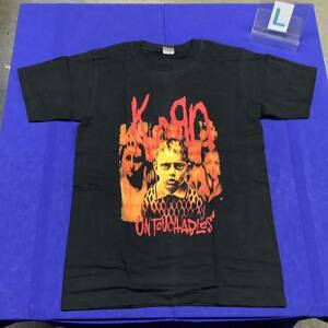 SR14B1. バンドデザインTシャツ　Lサイズ　KORN ① コーン