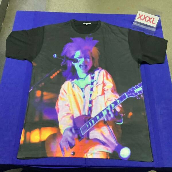 DBR7E2. バンド デザインTシャツ　3XLサイズ　HIDE ② ヒデ X JAPAN 半袖