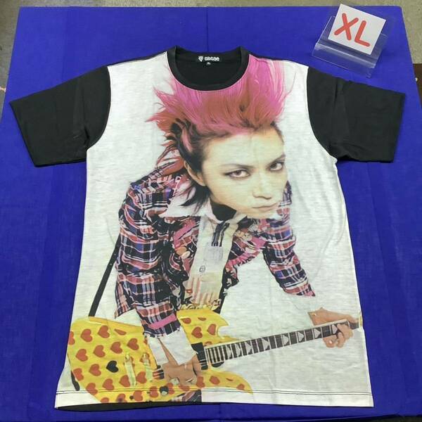 DBR7C2. バンドデザインTシャツXL サイズ　HIDE ⑤ ヒデ X JAPAN 半袖