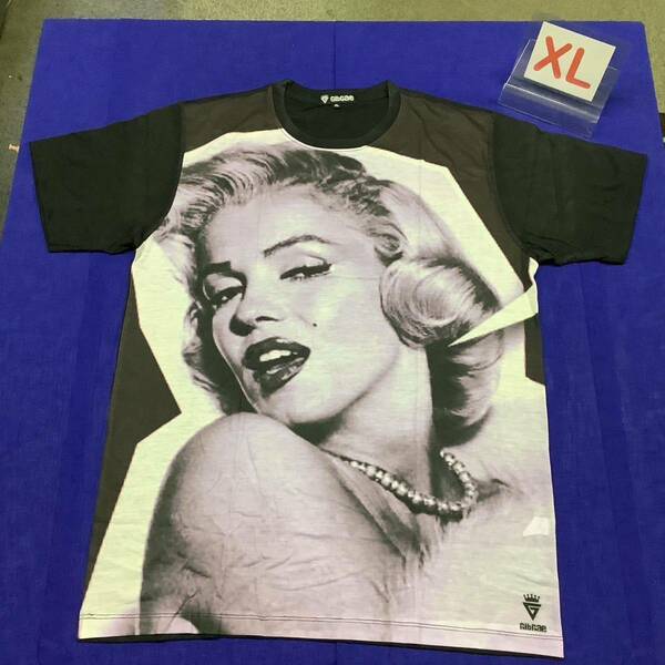DBR7C2. デザインTシャツ　XLサイズ　Marilyn Monroe ③ マリリンモンロー　半袖