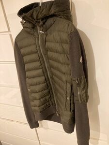 サイズM】MONCLER ニットハイブリッドニットダウンパーカー　カーディガン