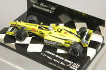 MINICHAMPS 1/43 ジョーダン EJ10 佐藤琢磨 1st F1 へレステスト 2000_画像3