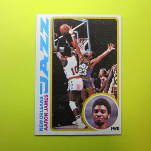 NBA 1978-79 Topps #52 Aaron James