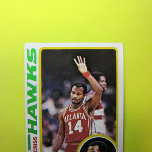 NBA 1978-79 Topps #87 Charlie Criss (ROOKIE)の画像3