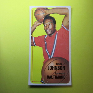 NBA 1970-71 Topps #92 Gus Johnson (HALL-OF-FAME)