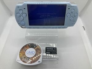 美品　PSP2000フェリシアブルー　メモリースティックおまけソフト付き　ソニー SONY プレイステーションポータブル 