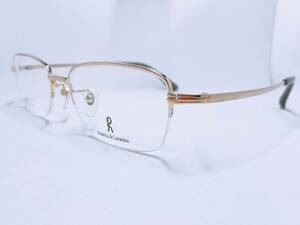 2B-37 メガネ メガネフレーム 眼鏡 Roberta di Camerino ブランド チタン 軽量 17g ハーフリム メンズ 男性 女性 レディース シンプル
