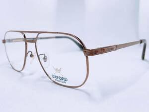 2B56 メガネ メガネフレーム 眼鏡 OXFORD オクスフォード ブランド チタン ダブルブリッジ 20g レディース 女性 メンズ 男性 シンプル
