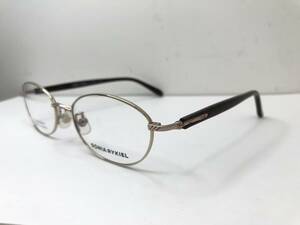 3K-211 新品 未使用 眼鏡 メガネフレーム SONIA RYKIEL オーバル Ti-P フルリム シンプル ソニアリキエル 女性 レディース 男性 メンズ