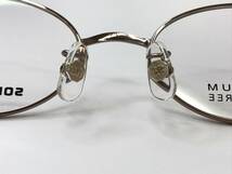 9K-191 新品 未使用 眼鏡 メガネフレーム SONIA RYKIEL オーバル チタン フルリム シンプル ソニアリキエル 女性 レディース 男性 メンズ_画像4