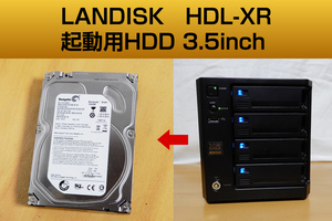 * free shipping * used *NAS for HDD* normal operation goods *IO DATA/ I *o-* data LANDISK HDL-XR series start-up disk HDD3.5 -inch 1TB Seagate ①