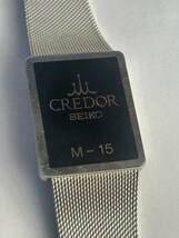 SEIKO CREDOR M-15 腕時計模様　詳細不明　現状中古品_画像2
