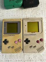 任天堂 Nintendo ゲームボーイ ゲームボーイポケット 初代 DMG GAME BOY 初代ゲームボーイ ゲームボーイカラー 4本纏め　未確認現状中古品_画像2